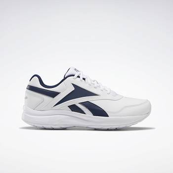 Reebok Walk Ultra 7 DMX MAX Extra-Wide Biele / Tmavomodre - Panske Vychádzková Obuv